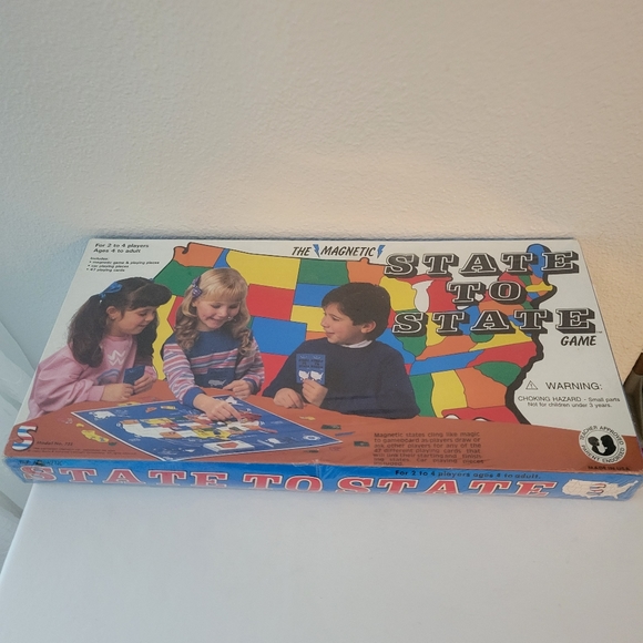 NEW MAGNETIC STATE TO STATE BOOARD GAME AGES 4 - ADULT - Picture 5 of 5